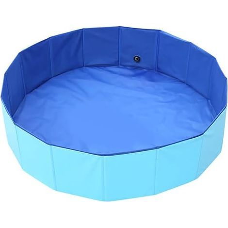 CCYKXA Faltbare Hundebadewanne für große Hunde, robuste PVC-Badewanne für den Sommer, geeignet für den Innen- und Außenbereich (80 x 20 cm) (1/5)