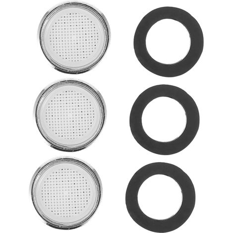 3 pezzi Filtro aeratore per rubinetto da cucina a risparmio idrico con accessori di ricambio compatibili con rubinetto standard (1/5)