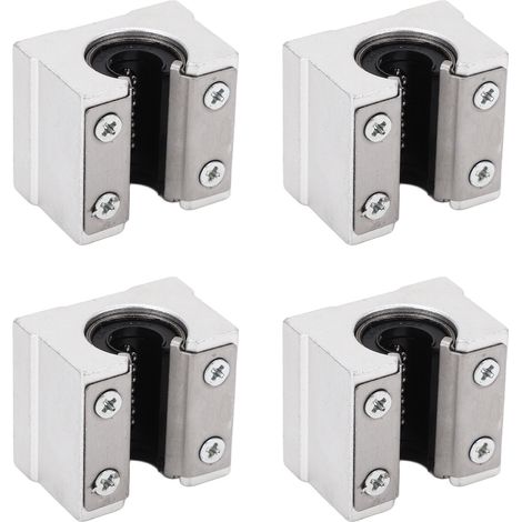 4PCS Bloc Coulissant Linéaire à Billes en Aluminium SBR10UU pour Machine-outil CNC (1/5)