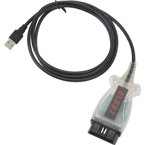 Scanner OBD2, lecteur de codes de défauts de diagnostic OBDII, câble adaptateur de lecture, compatible avec ELM327 (1/5)