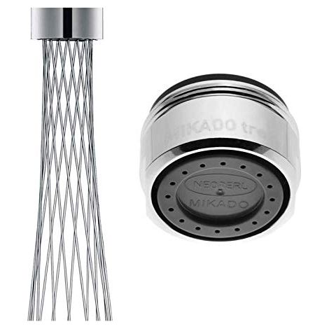 Aeratore filtro per rubinetto risparmio d'acqua 88% Mikado 24x1 design Neoperl