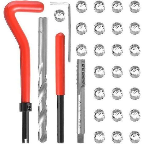 Kit di riparazione filettatura Ulisem M8 x 1,25 mm (30 pezzi) (1/5)