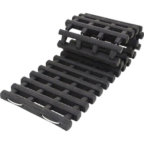 Tire de traction, dispositif d'aide de traction de type portable pour une utilisation comme de véhicule, Snow and Wa Mud Aid Disvice Aid Disvice Handpack Snow and Traction Mat boue et sable (1/5)