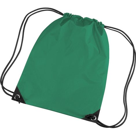Sac de sport étanche Bagbase Premium Gymsac (11 litres) (lot de 2) Kelly Gr (1/2)