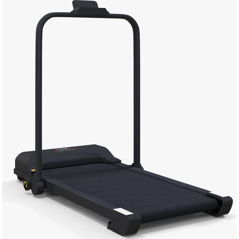 Tapis de course électrique pliant 2 en 1, 1-10 km/h, tapis de marche électrique avec télécommande 130 x 59 x 96 cm noir
