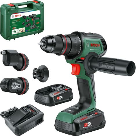 perceuse-visseuse sans fil 18V-80 (percer et visser avec renvoi d'angle, porte-embout exc. et magnét poignée aux avec batterie et chargeur) (1/5)