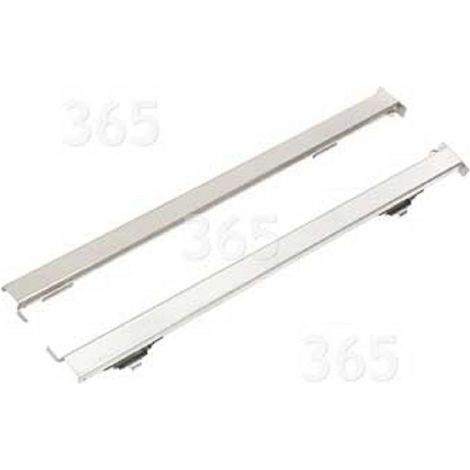 Glissières télescopiques gauche + droite d'origine (481010764710) Four, cuisinière ARISTON HOTPOINT, BAUKNECHT, CYLINDA, IGNIS, IKEA WHIRLPOOL, INDESIT, PRIVILEG, WHIRLPOOL