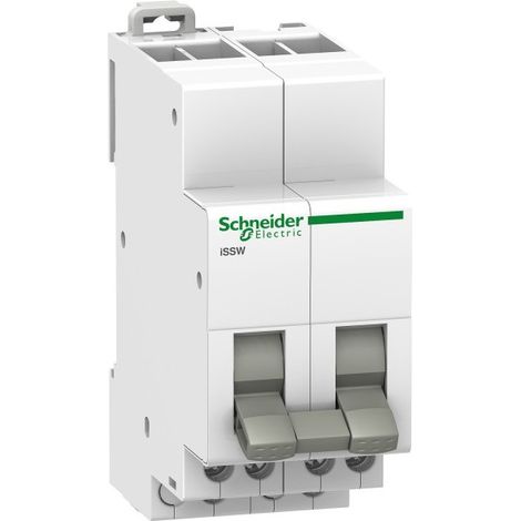 Schneider A9E18071 Acti9, iSSW 2-position switch with 2 changeover contacts, 20A, 230V