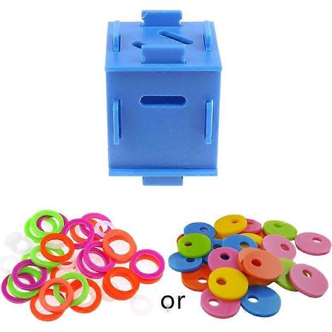 Mini coffre à pièces de bureau pour perroquets cacatoès, éclectus – jouets oiseaux cadeaux rigolos, taille S.