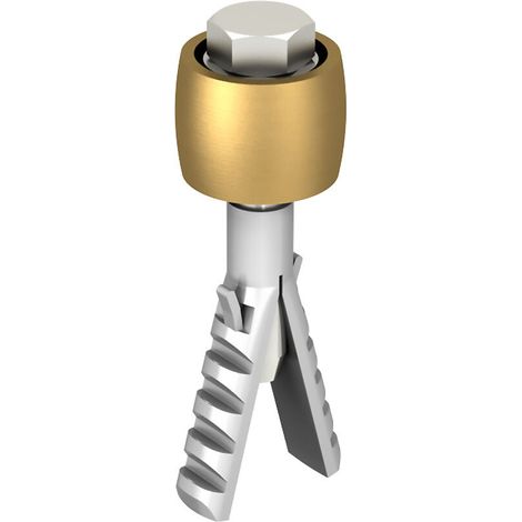 Slid'Up By Mantion – Guide olive laiton Ø24 mm sur cheville – Pour profil de guidage en U – Poids max 400 kg – Garantie 5 ans