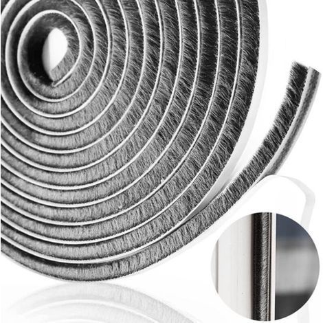 Cyslmuk - Self-Adhesive Door and Window Seal 9mm x 15mm x 6m - High Density Felt for Sealing and Soundproofing - Durable and Flexible (1/5)