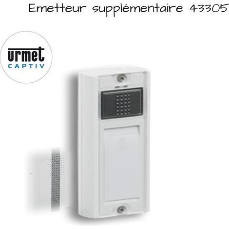 Botón individual de campana de radio Flash - Urmet Francia