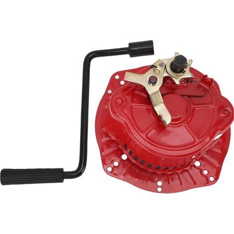 Démarreur à ManivRobuste de Remplacement pour Moteurs 170F 195F, Construction Métallique, Installation Facile pour Mini Motoculteurs et Machines de Jardin (1/4)