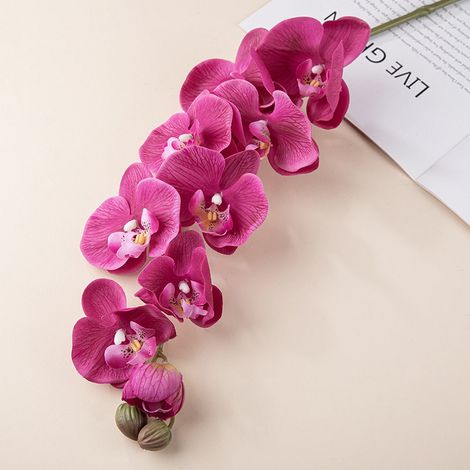 Fleur Artificielle - Phalaenopsis - Décoration Intérieure Maison Bureau - 1 Pièce (1/5)