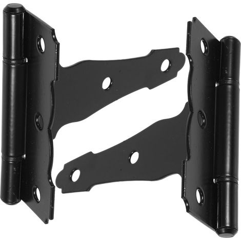 de porte de grange en forme de T de 12 7 cm 5 pouces noir (1/5)