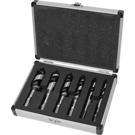 Faithfull Stubby Combination Wood Auger Bit Set, 6 Piece 10-25mm FAICASSET6