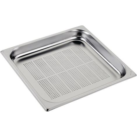 Bac inox perforé GN 2/3 - Profondeur 20 mm - Gastro M