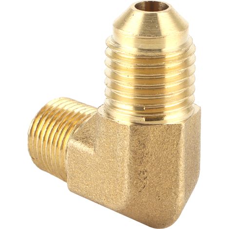 Raccord en laiton mâle 90° 4 AN vers 1/8 NPT, adaptateur coudé de tuyau anticorrosion (1/5)