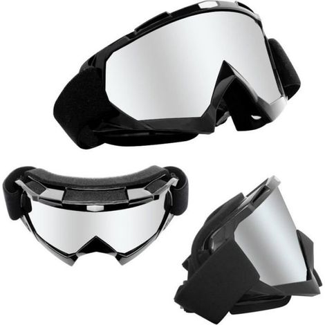 Lunettes De Motocross - Polycarbonate - Protection UV Antibuée - Pour Moto VTT Ski Snowboard - 1 Paire (1/5)
