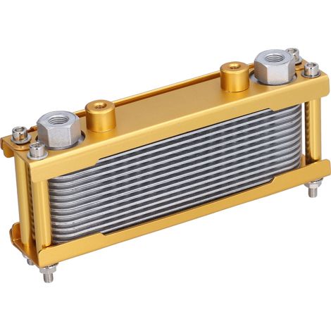 Radiateur d'huile moteur universel en métal pour moto tout-terrain 125cc-250cc, refroidisseur d'huile de moto cross (1/5)