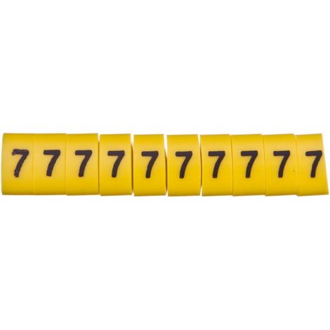 Marcatore per cavi OZ-3/7 giallo E04ZP-01020500800 /100 pz./