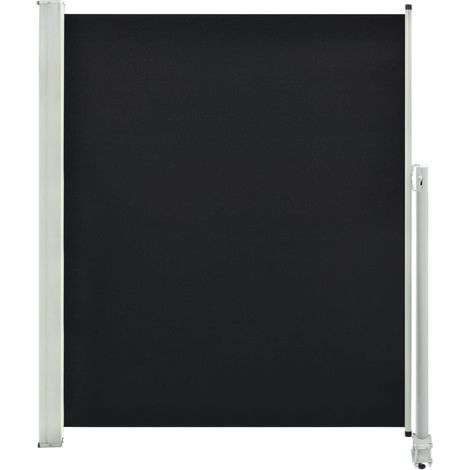 Toldo lateral retráctil para patio 160 x 300 cm negro 020007276 (1/5)