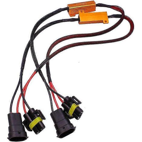 Phare LED H11 avec résistance anti-scintillement et système Canbus sans erreur (1/5)