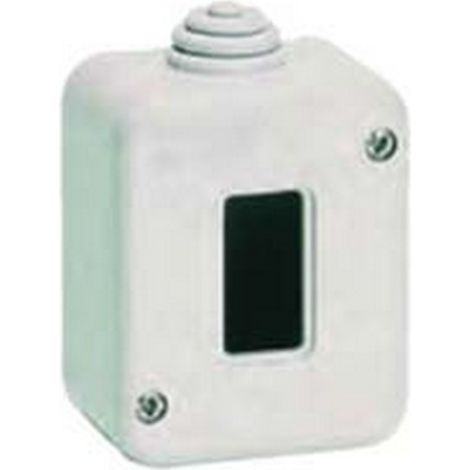 10PZ SCATOLA PORTAFRUTTI DA PARETE 1 POSTO IP40 - (1401)