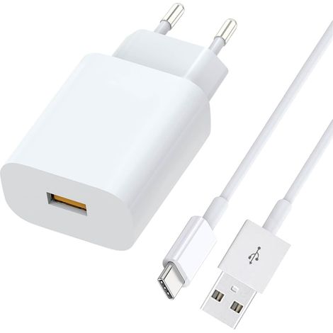 Chargeur Rapide pour Samsung Galaxy A15/A55/A05S/A34/A35/A25/A14/A23/A32/A04S/A12/A13/A21S/A20e/A41/A42/A54. Chargeur und 1.5 Meter USB C Cable