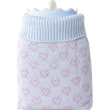 Niedliche Wärmflasche aus weichem Fleece und transparentem PVC 05 (1/2)