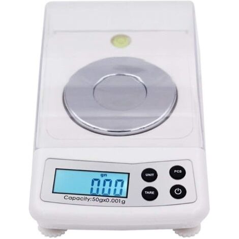 0.001g Digital Lab High Precision Laboratory Balance des Bijoux Diamant Balance grammes d'or Carat Poids numérique Balances électroniques Mesure précise (1/4)
