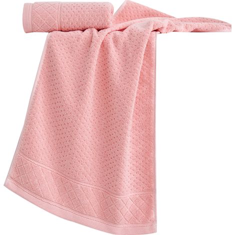Lot de 4 serviettes pour les mains (34 x 74 cm), en coton, ultra douces et très absorbantes (vert clair). (1/5)