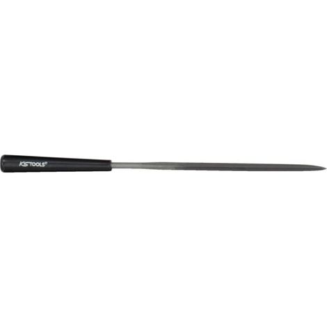 Kstools – Lime aiguille triangulaire extra-fine 145mm – Acier spécial pour mécanique de précision – Grain fin pour finitions détaillées (1/2)