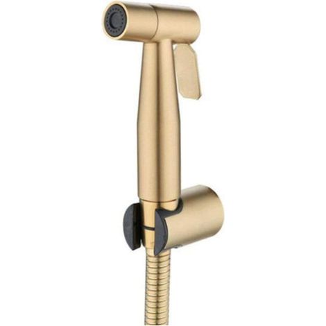 Antique Brossé Or Douche Bidet Pulvérisateur En Acier Inoxydable Toilette Bidet Robinet Valve Jet Set Pommeau De Douche, Ensemble A (1/5)