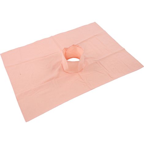 Massagelaken aus Baumwolle für Spa mit Gesichtsöffnung (70 x 100 cm) – Jade (1/5)