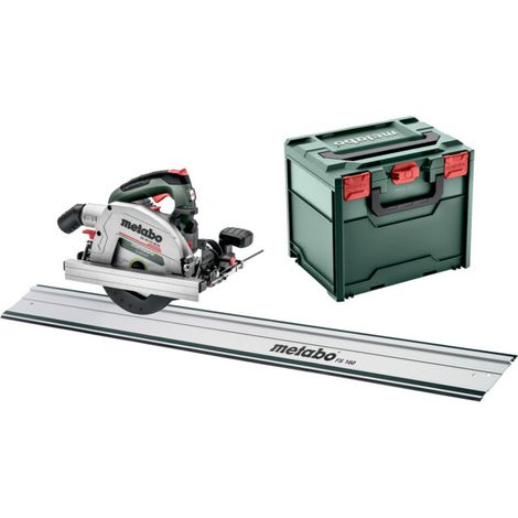 Metabo – Scie circulaire portative sans fil 18V – Ø 165mm, profondeur de coupe 66mm – Moteur Brushless pour coupe précise – Rail de guidage FS 160 - LTX 66 BL (1/4)