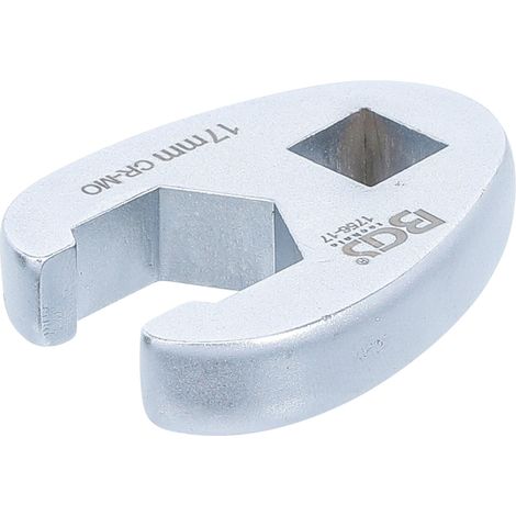 BGS llave de pata de gallo accionamiento cuadrado interior 10 mm (3/8") SW 17 mm - 1756-17