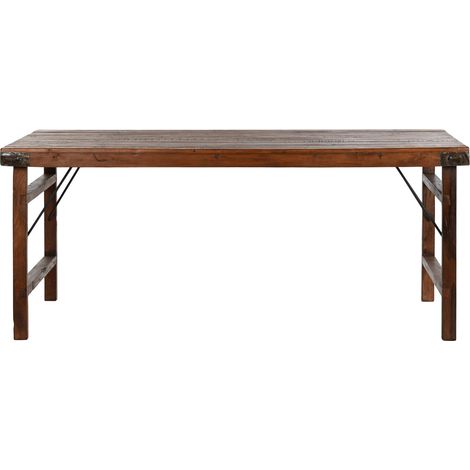 Mesa Comedor Plegable Madera Reciclada 180X88X76 (1/5)