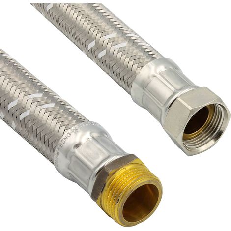 Diffusionsdichter Schlauch 750mm  25 x 33, 1" Mutter x 1" Außengewinde (1/3)