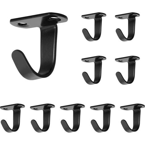 Stainless steel coat hooks – Under the shelf – Ceiling hooks – Towel hooks high mounted YMYNY (1/4)