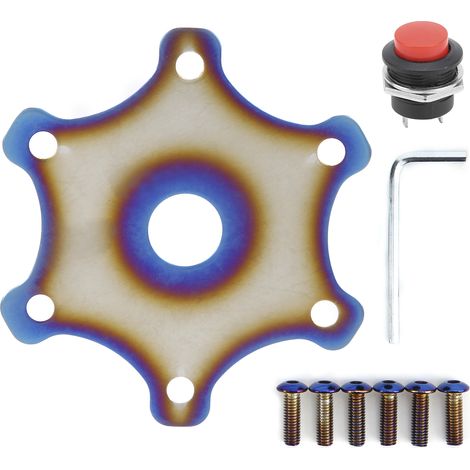 universel pour bouton de klaxon de volant en ABS et métal