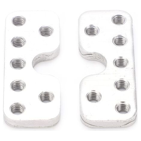 2 Stück V-Nutlager Flachmontage Serie 3225 Aluminium Roboterzubehör 3225-0001-0001 (1/5)