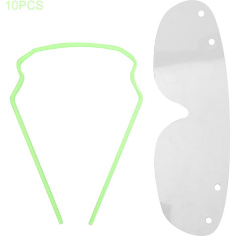 Lunettes de Protection Anti-Buée pour Laboratoire Dentaire - Vertes, Résistantes à la Poussière (1/5)