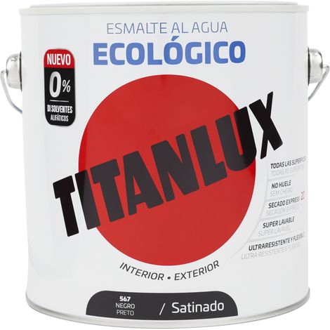Titanlux Ecológico Esmalte al agua mulisuperficie Satinado Azul Índigo 750 ml