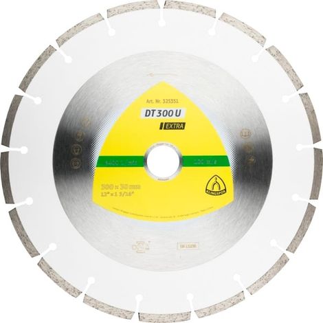 LAMA DIAMANTATA SEGMENTATA KLINGSPOR 350 mm x 2,8 mm x 25,4 mm DT300U UNIVERSALE (1/2)