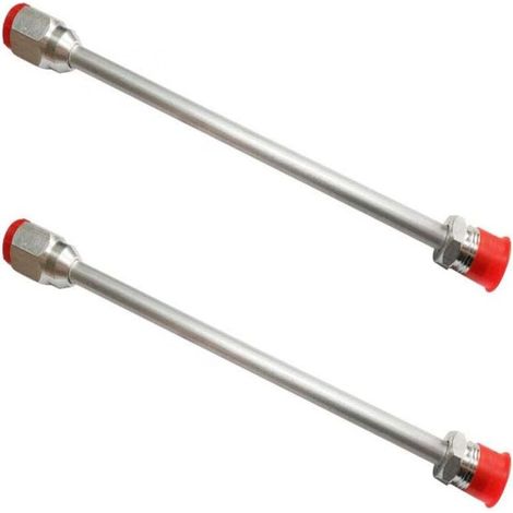 ANDIAMO Tige d'extension pour pulvérisateur airless – 2 pièces de 30 cm en alliage d'aluminium – Compatible Titan/Wagner/Graco – Pulvérisation sans fuite