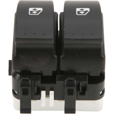 AIPERQ Jeffergarden Interrupteur de fenêtre électrique 8200315042, côté conducteur principal de remplacement pour Scenic II JM0/1 MPV 2003 – 2014