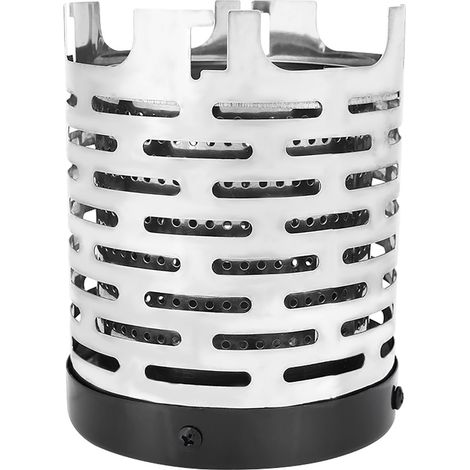 Housse de réchaud à gaz pliable en métal, portable et compacte, accessoire de camping et de randonnée (1/5)
