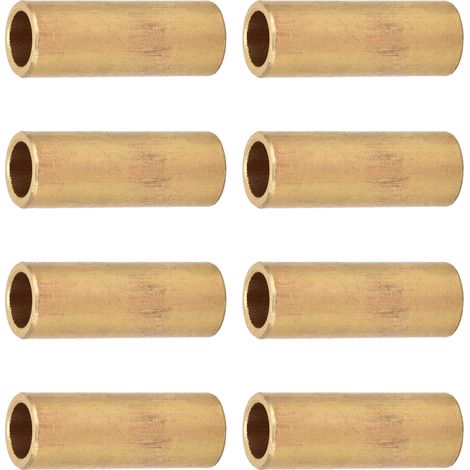 8 douilles auto-lubrifiantes en laiton, 8mm alésage x 11mm diamètre extérieur x 30mm longueur, pour applications électriques et électroniques