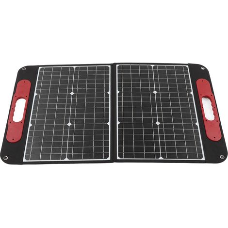 Kit panneau solaire 60 W 18 V haute efficacité, semi-flexible, portable et pliable pour le camping et les voyages en plein air (1/5)